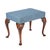 English Queen Anne Upholstered Stool, C. 1850 For Sale - Image 4 of 12