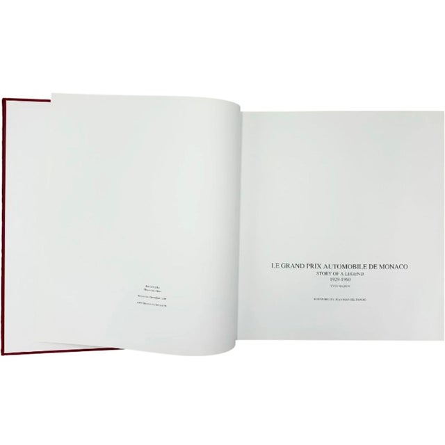 A substantial and visually striking volume chronicling the golden age of the Monaco Grand Prix—arguably the most storied...
