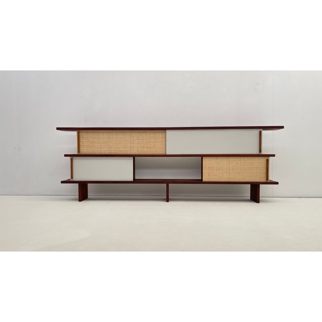 These shelves are handcrafted from solid teak, originally repurposed from old church benches in Amsterdam. This versatile...