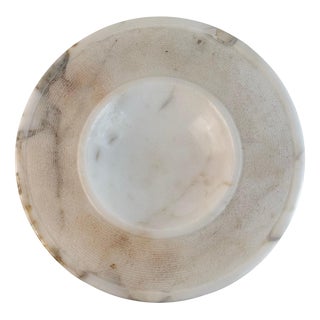 Hand-Carved Carrara Marble Centrepiece by Angelo Mangiarotti for Skipper, 1970s For Sale