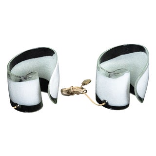 Murano Glass Table Lamps from La Murrina, Italy, 1970s, Set of 2 For Sale
