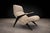 Wood Brazilian Modernist Lounge Chair in Ebony-Stained Pau Marfim With Oatmeal Bouclé, 1950s For Sale - Image 7 of 13