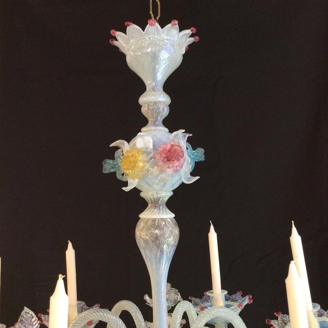19th Century Murano Chandelier with Six Lights from Manifattura Di Murano For Sale - Image 4 of 8