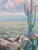1950s Pascal Hyde 1950s Oil Painting Mojave Desert Landscape For Sale - Image 5 of 18