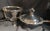 Mid 20th Century Ornate Silver Plated Chafing Dish For Sale - Image 10 of 12