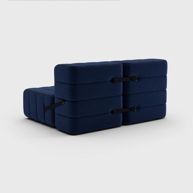 Contemporary Curt Modular Set Flexible Two-Seater Sofa by Ambivalenz, Set of 4 For Sale - Image 3 of 5