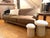 Custom Classic Roll Arm 3 Seat Sofa Upholstered in Velvet by Restoration Hardware, Attributed to George Smith For Sale - Image 14 of 18