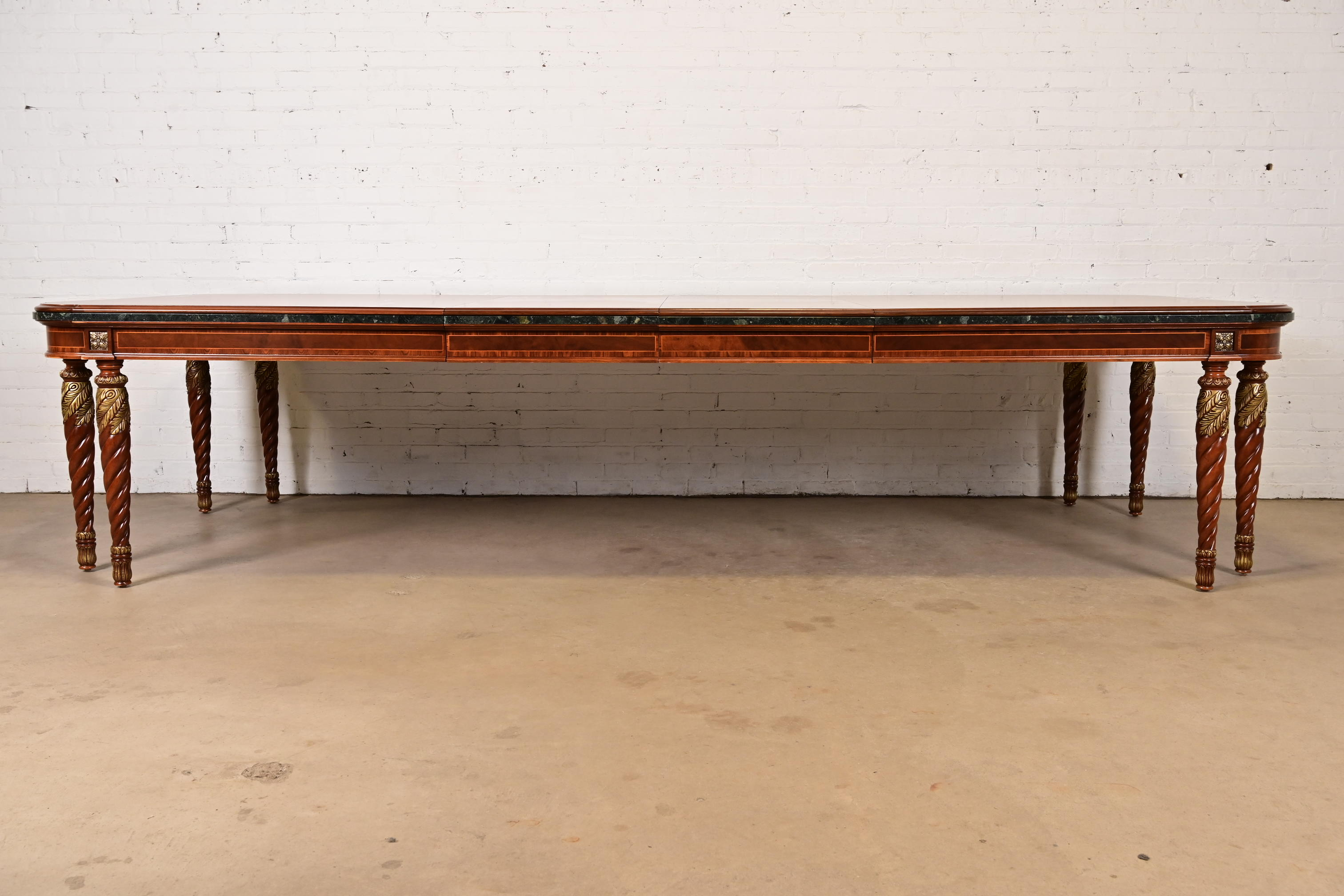 Henredon Grand Provenance Italian Neoclassical Inlaid Cherry and