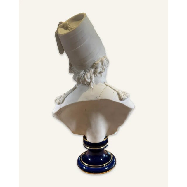 French Late 19th Century Sèvres Bisque Bust of French Revolutionary Martyr Joseph Barra For Sale - Image 3 of 11