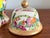 Palm Beach Style Decorative Ceramic Ginger Jar- Tropical Theme Hot Pink, Green With Gilt Accents For Sale In Savannah - Image 6 of 12