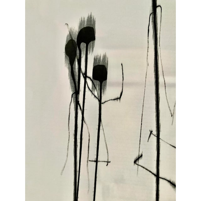 “Some People” an abstract original painting by Erik Sulander on Dacron, signed, Unframed.