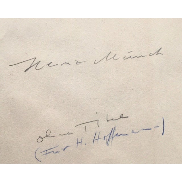 Heinz Münch, Homage to Prof. Hilmar Hoffmann, Mixed Media on Paper For Sale - Image 6 of 13