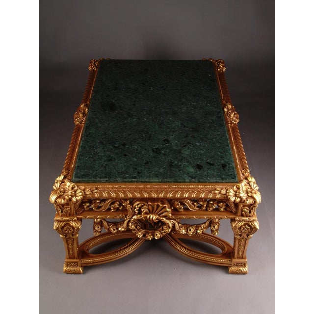 20th Century Louis XVI Style Pomp-Salon Coffee Table in Beech For Sale - Image 15 of 18