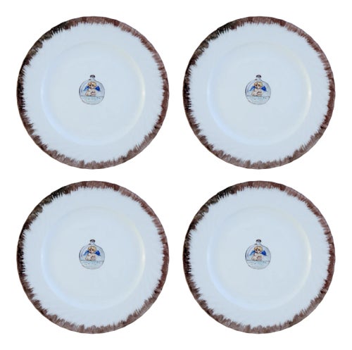 P21 Dinner Plates by Lithian Ricci, Set of