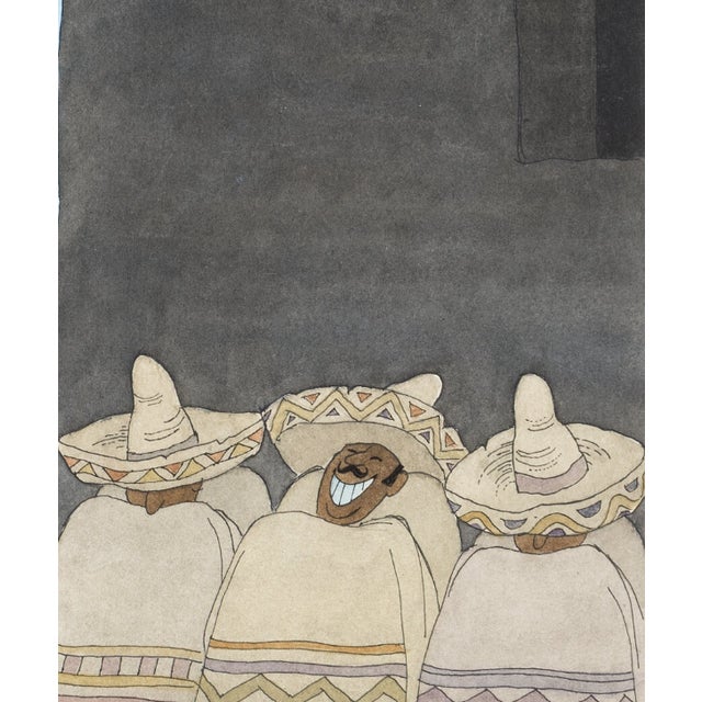 2000 - 2009 Original Published Diners Club Magazine Artwork Painting by Francis Wilford Smith "Smilby" Rare For Sale - Image 5 of 6