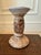 Rustic European Vintage 7” French Glazed Terracotta Pillar Candleholder For Sale - Image 3 of 14