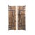 Wood Chinese Vintage Iron Hardware Door Gate Wall Tall Panel For Sale - Image 7 of 12