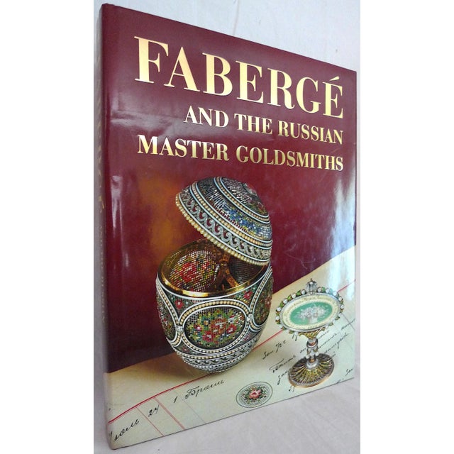 Textile Late 20th Century Oversize Illustrated Book, Gerard Hill's Faberge and the Russian Master Goldsmiths For Sale - Image 7 of 7