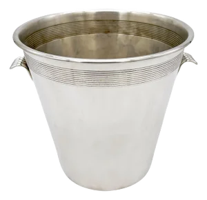 Italian Modern Silverplated Twin Handled Champagne/Wine Bucket