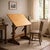 Mid-Century Versa Tables Adjustable Wood Drafting Table. A vintage American drafting table by Versa Tables with a tilting,...
