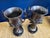 Vintage Brass Deer Urns With Antique Brass Finish, a Pair For Sale - Image 4 of 8
