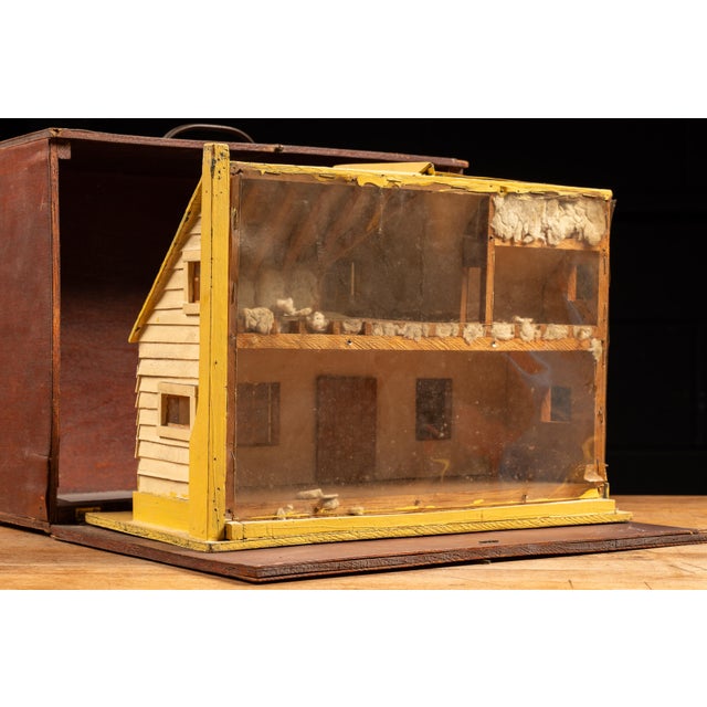 Wood 1940s Sealtite Insulation Salesman Sample House For Sale - Image 7 of 11