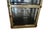 Mastercraft 1970s Mirrored Brass and Glass Curio Display Cabinet For Sale In Los Angeles - Image 6 of 9