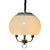 White Vintage Space Age Height-Adjustable Pendant Light in White Acrylic from Dijkstra For Sale - Image 8 of 8