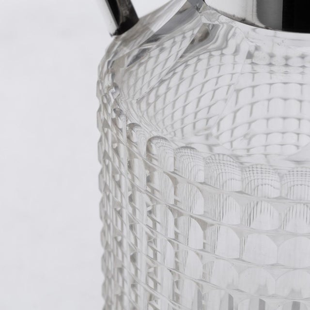 Antique German Silver Plated and Cut Glass Claret Jug from WMF, 1890s For Sale - Image 14 of 18