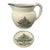 Vintage Spode Christmas Tree Pitcher and Coaster/Dish Set - Decorative Use For Sale