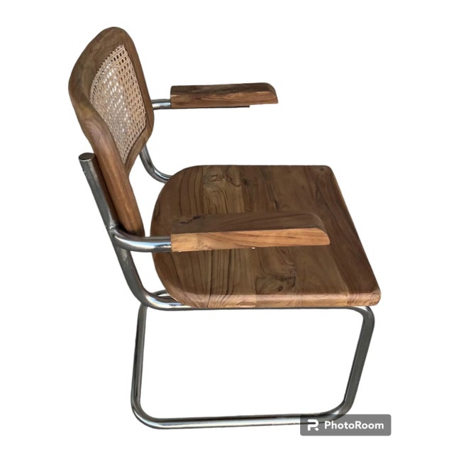 Set of Two Captain's Dining Chairs For Sale - Image 4 of 6