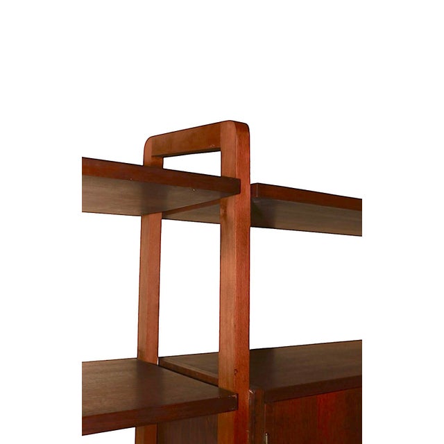 Mid 20th Century Freestanding Mid Century Danish Modern Style Wall Unit C. 1950/60's For Sale - Image 5 of 18