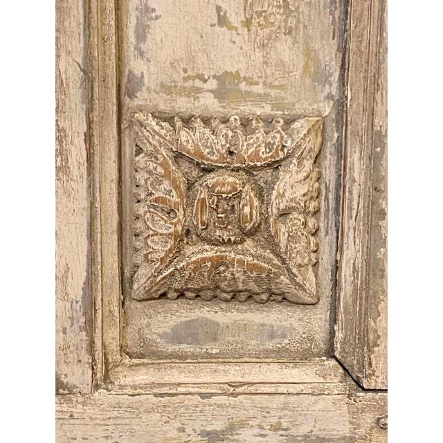 19th Century French Antique Painted Mirror For Sale In Dallas - Image 6 of 9