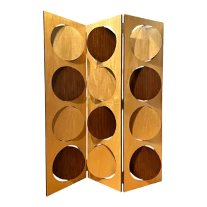 1990s Theodore Alexander’s Contemporary Peekaboo Room Divider Screen