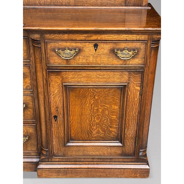 19th Century Georgian Oak Dresser, 1820 For Sale - Image 9 of 14