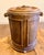 Mid 20th Century Mid Century Modern Faux Wood and Woven Rattan Insulated Ice Bucket For Sale - Image 9 of 9
