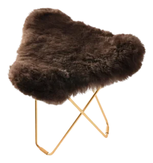 Iceland Flying Goose Footstool by Cuero Design