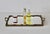 Vintage Mid-Century Rectangle German Style Floral Design Brass Frame Mirror Vanity Tray For Sale - Image 14 of 15