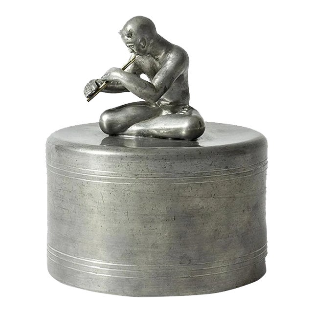 Pewter Jar by Nils Fougstedt for Svenskt Tenn For Sale