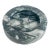 1970s Modern Classic Grey Marble Round Ashtray or Catchall For Sale