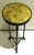 Traditional Theodore Alexander Empire Style Stone and Bronze Tripod Drink / Accent Table For Sale - Image 3 of 10
