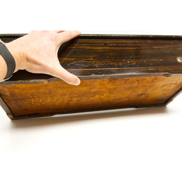 Early 20th Century Swiss Cylinder Music Box With Wooden Case For Sale - Image 10 of 10