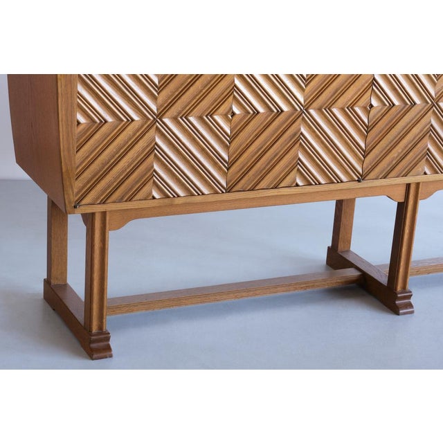 Oak Sideboard by Ludvig Sturm for Inrednings-Kompaniet Malmö, 1948 For Sale - Image 13 of 16