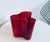 Glass Iconic Alvar Aalto Savoy Vase Ruby Red Iittala Finland Scandinavian For Sale - Image 7 of 8