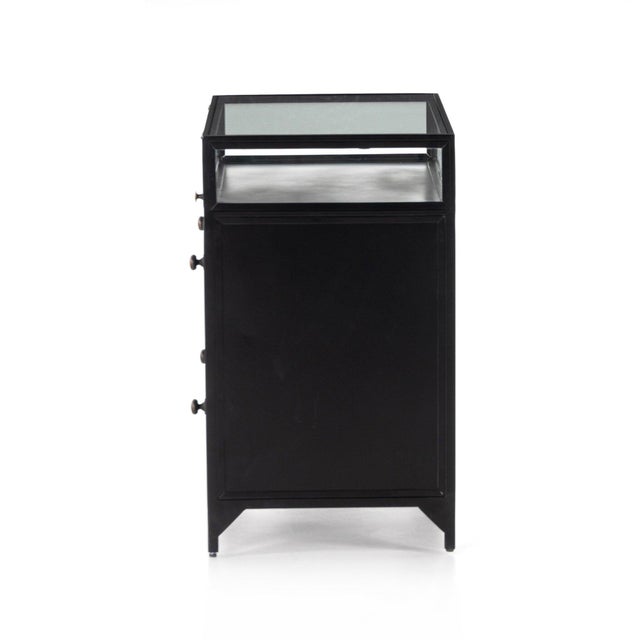 Four Hands Shadow Box Nightstand - Black For Sale In Austin - Image 6 of 12