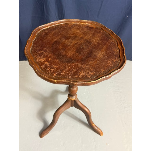 Antique Georgian Tripod Side Wine Table, 1900 For Sale - Image 12 of 14
