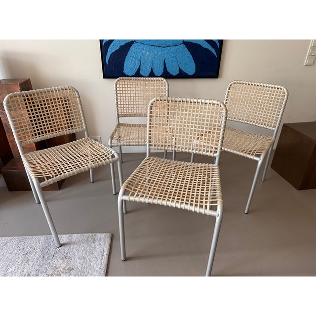 Designed by Paola Navone for Gervasoni, this set of four Allu 223 chairs is a refined example of contemporary Italian...