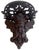 This wall shelf is great in an entry with great iron casting and old paint patina.