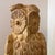 Cream Vintage 1970 Hand Carved Owl Sculputure by Sarrid LTD For Sale - Image 8 of 11