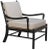 Contemporary NOIR Kevin Chair in Hand Rubbed Black with Rattan Seat For Sale - Image 3 of 8